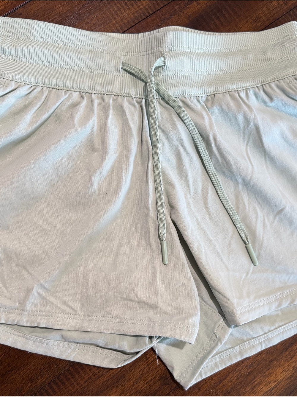 The North Face Mint Green Athletic Drawstring Shorts